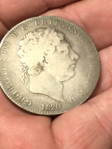 1 Crown 1820 United Kingdom Cover