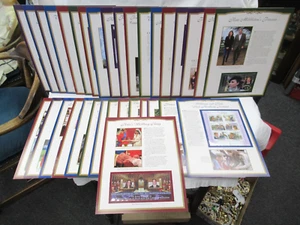 33 Panels of William & Kate's Royal Wedding International Stamp Collection - Picture 1 of 14