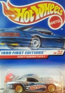 Hot Wheels Olds Aurora GTS-1 Hot Wheels Logo 1:64 Scale First Editions New - Picture 1 of 9