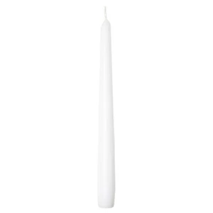 Spitzkerzen Gastronomie 24cm in Weiß 50 Stück - Sovie CANDLES - Leuchterkerzen - Bild 1 von 4
