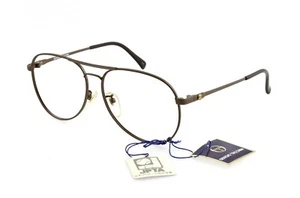 New Vintage SERGIO TACCHINI ST106 RO RCP 55mm Brown Aviator Eyeglasses Frames - Picture 1 of 5