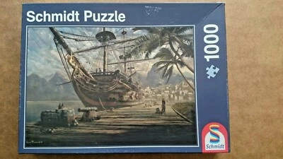 Ship at Anchor, 1000 Piece Jigsaw Puzzle, By Schmidt - Image 1 of 4