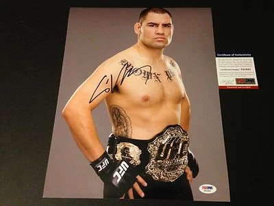 Cain Velasquez UFC MMA 11x14 PHOTO Signed Auto PSA/DNA COA - Image 1 of 2
