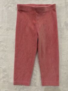 GYMBOREE Girl 12-18 Months Pink Velour Leggings Soft Pants ALPINE SWEETIE NWOT