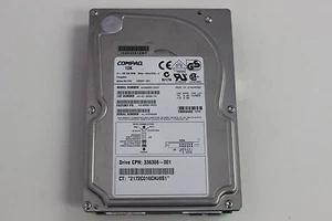 COMPAQ 336366-001 9.1GB 3.5 10K WIDE ULTRA SCSI 3 80 PIN HARD DRIVE 336357-B21 - Picture 1 of 3