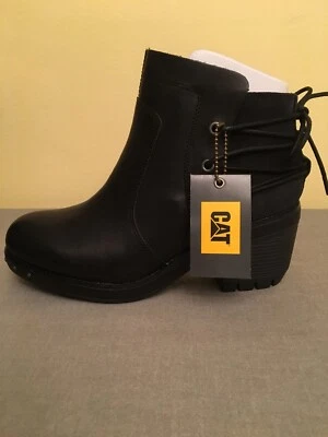 Botines Cat Caterpillar Oliva Informales Negros Talla 9.5 Nuevos en Caja Agotados Foto 1 de 4