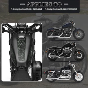 Gas Tank Protector Motorcycle Tank Pad For Harley Sportster XL 883 1200 - Imagen 1 de 9