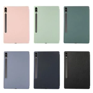Case Leather Shockproof Flip Fold Cover For Samsung Galaxy Tab S9 FE+ S9+ 12.4" - Picture 1 of 58