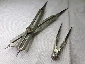 Juego de divisor proporcional y brújula vintage. Aduanas de Estados Unidos ¡IMPUESTO incluido! - Imagen 1 de 12