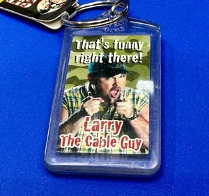 That's Funny Right There Larry The Cable Guy Nuevo de Lote Antiguo Color Verde Llavero Llavero - Imagen 1 de 17