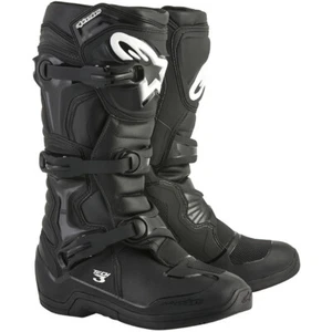 ALPINESTARS 2021 TECH 3 BLACK MOTOCROSS MX BOOTS SIZE 11 AS201301801011 - Picture 1 of 9