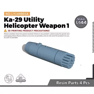 1/144 Model Upgrade Parts S-8KO Rocket Ka-29/Ka-50 Universal Helicopter Mount - Picture 1 of 2