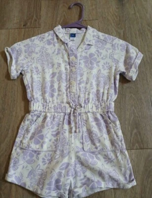 OLD NAVY LINEN  blend GIRLS ROMPER SIZE 5 - Image 1 of 3