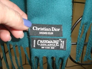 CHRISTIAN DIOR MONSIEUR CASHMAIRE SCARF - Bild 1 von 3