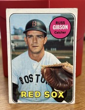 Russ Gibson 1969 Topps Boston Red Sox #89 Vintage Baseball Card