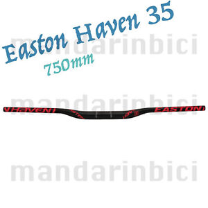 NEW Easton Haven 35 Handlebar 20mm RISE Carbon 750mm MTB Red