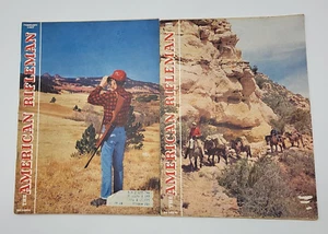 The American Rifleman Magazine 1957 Vintage Lot of 2 NRA Straight-Pull Left Eye - Foto 1 di 11