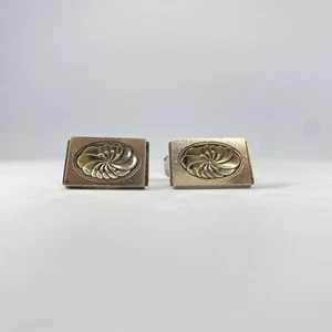 Georg Jensen Silver Cufflinks #59a Authentic sterling Denmark 925 Stone - Picture 1 of 5