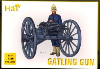 Conjunto de bonecos HaT Miniatures 1/72 GATLING GUN - Imagem 1 de 3
