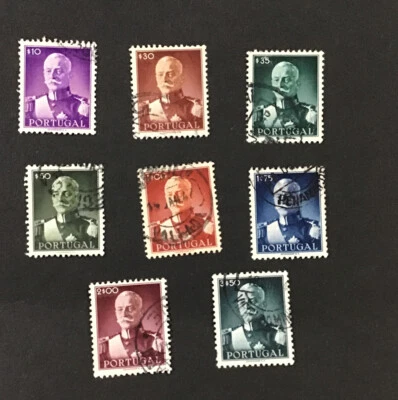 PORTUGAL 1945 VF Used Sc#650-657 Complete Set - Image 1 of 2