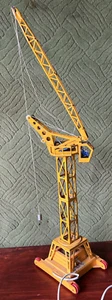 jouet grue jaune en tôle - Imagen 1 de 6