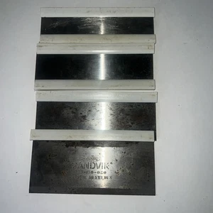 Lot Of (4) K-27 Sandvik Carpentry Card Scrapers 475-150-080 (Preowned) - Picture 1 of 3