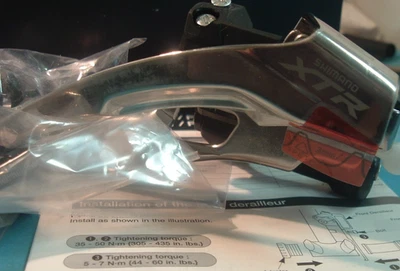 Shimano XTR M980 34.9MM Af Nuevo / NOS MTB Frontal Descarrilador -dp / Ts- - Imagen 1 de 4