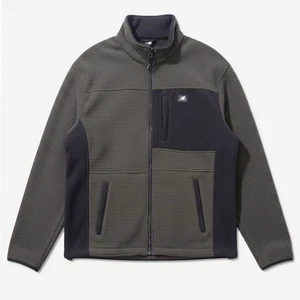New Balance Fleecejacke mit durchgehendem Reißverschluss - neu mit Etikett Herren Large oliv/bunt - #48562-D8 - Bild 1 von 3