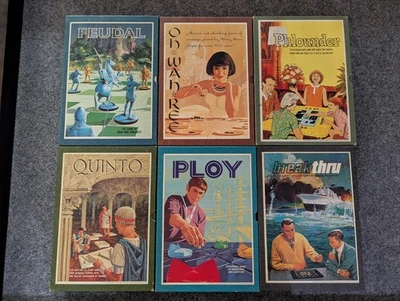 3M & AH Bookshelf Games - Quinto/Breakthru/Phlounder/Oh Wah Ree/Ploy/Feudal - Image 1 of 4