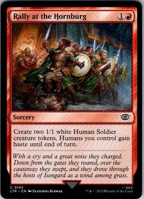 Magic | LTR | Rally at the Hornburg | 142 | Normal | NM - Image 1 of 2