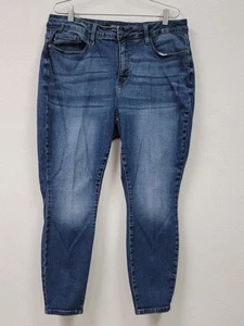Jeans Judy Blue Los Angeles donna 18W skinny fit lavaggio medio blu denim - Foto 1 di 7