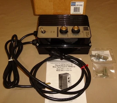 Bodine Electric ABL-3912E Brushless DC Control ABL3912E Speed Controller NEW - Image 1 of 4