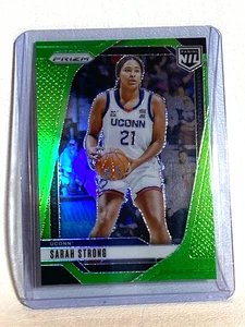 2025 Panini NIL #14 SARAH STRONG Green Prizm Color Refractor UConn - Picture 1 of 2