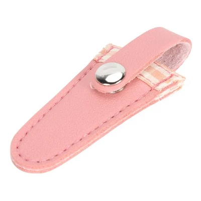 (Flesh Pink)Protective PU Leather Scissors Sheath Embroidery Sewing Cover Ideal - Image 1 of 4