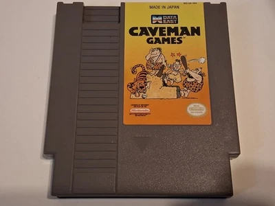 Caveman Games (Nintendo Entertainment System, 1988), Clean, Tested - Image 1 of 4