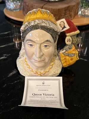 Queen Victoria Royal Doulton, D7152, Toby Character "Jug Of The Year 2001 - RARE - Image 1 of 4