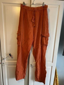Orange Trousers Little Kathmandu Size L - Picture 1 of 3