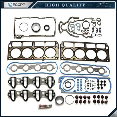 Conjunto completo de junta ECCPP compatível com 2011-2015 Chevrolet Silverado 1500 Express 2500 6.0L - Imagem 1 de 4