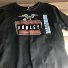 Hurley schwarz Grafik T-Shirt Herren Large