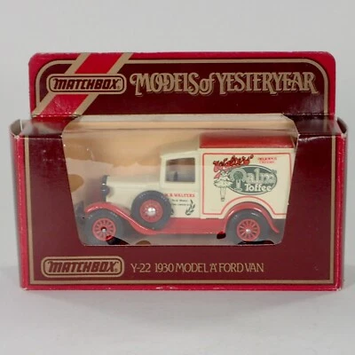 Matchbox Models of Yesteryear  Y-22 1930 Ford Model "A" Van "Vorserie" ! OVP - Bild 1 von 4