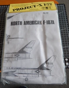 MAINTRACK MODELS PROJECT X 1/72 SCALE NORTH AMERICAN F-107A VAC FORM KIT - Picture 1 of 2