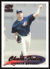 1999 Pacific Paramount Red  Chuck Finley #5 Anaheim Angels