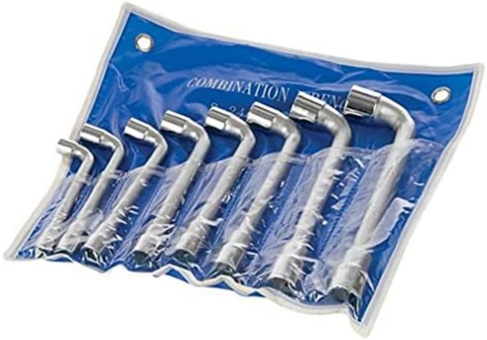 Silverline 755060 - Chiave a fischio, 8 pezzi, 8-19 mm - Immagine 1 di 1