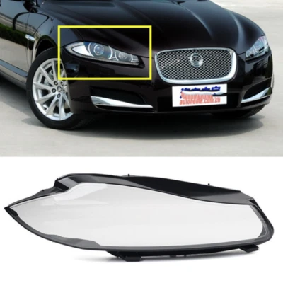 Headlamp Cover Headlight Lens Cover Pair Front Right For Jaguar XF 2012-2015 - Imagem 1 de 4