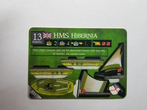 Wizkids Pirates CSG HMS Hibernia #051 UNCOMMON Unpunched Ship  - Picture 1 of 2
