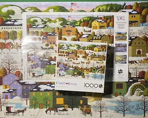 Rompecabezas Charles Wysocki Blossom River Junction 1000 piezas 100 % con póster - Imagen 1 de 1