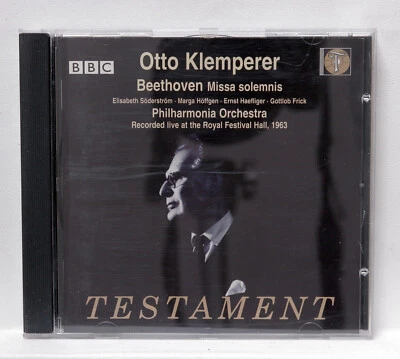 OTTO KLEMPERER - BEETHOVEN missa solemnis - TESTAMENT CD NM - Image 1 of 2