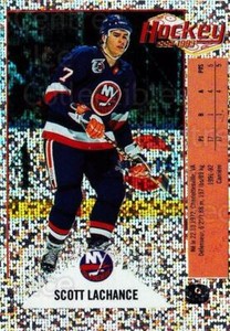 1992-93 Panini Stickers Inserts French #Q Scott Lachance