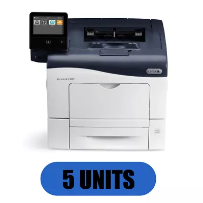 5 Units Xerox VersaLink C400 Color Laser Printer With Toner Local Pickup Only - Image 1 of 4