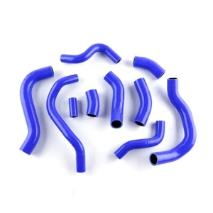 FOR HONDA CBR 1000 RR FIREBLADE 2008-2011 BLUE SILICONE RADIATOR HOSE  10PCS - Picture 1 of 7